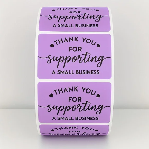 Customer Appreciation Stickers - Small Business Packaging Seals sticker label - Picture 6 of 11